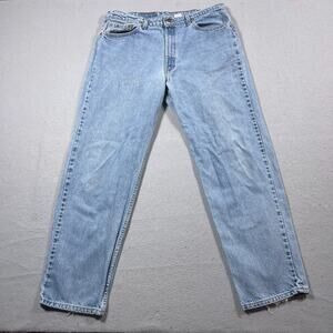 Levi’s 550 Jeans Men 38x32 Relaxed Fit Light Wash Made in USA Denim‎ Tag 40x32